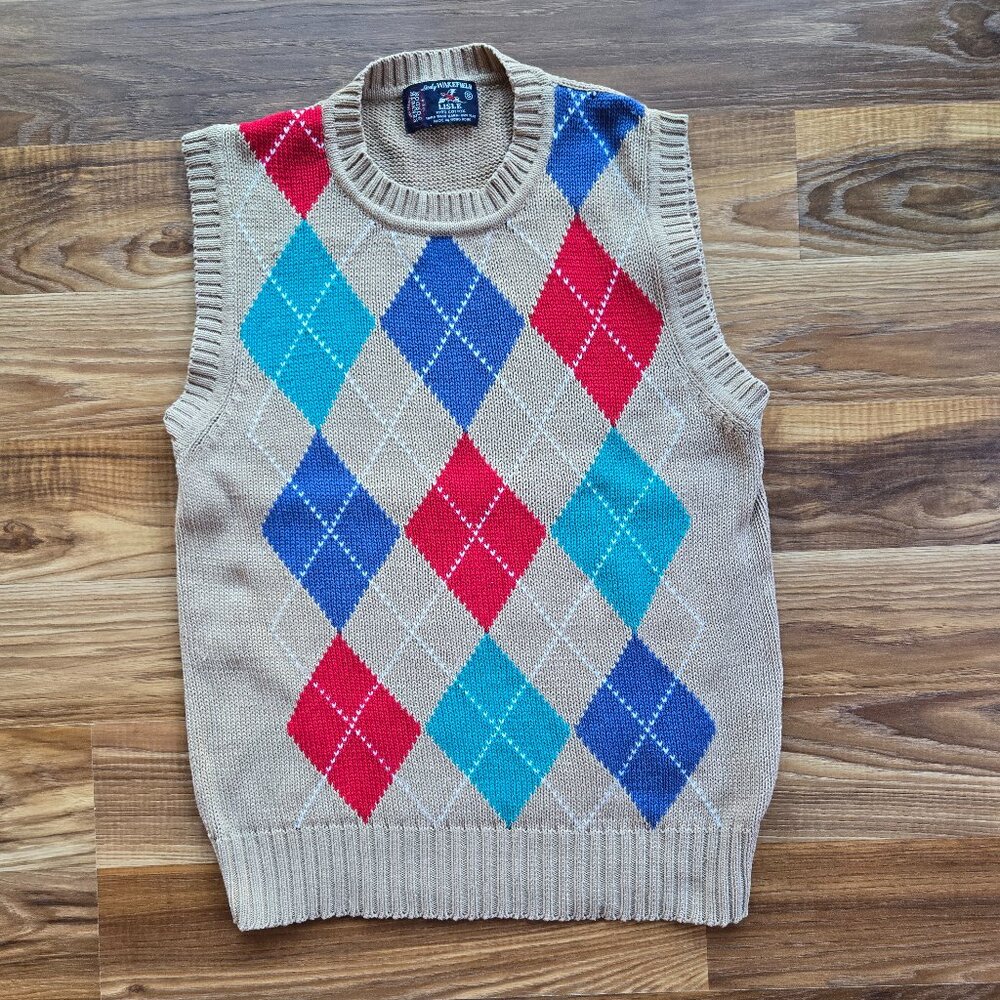 Kenneth Gordon Lady Wakefield Lisle Sleeveless Top Size Small